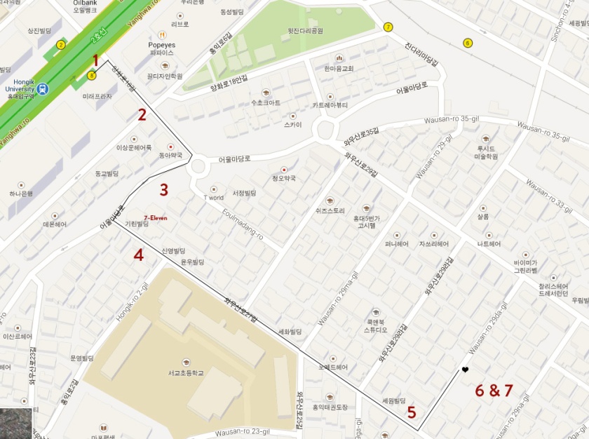 Stylenanda Flagship Store Map Hongdae